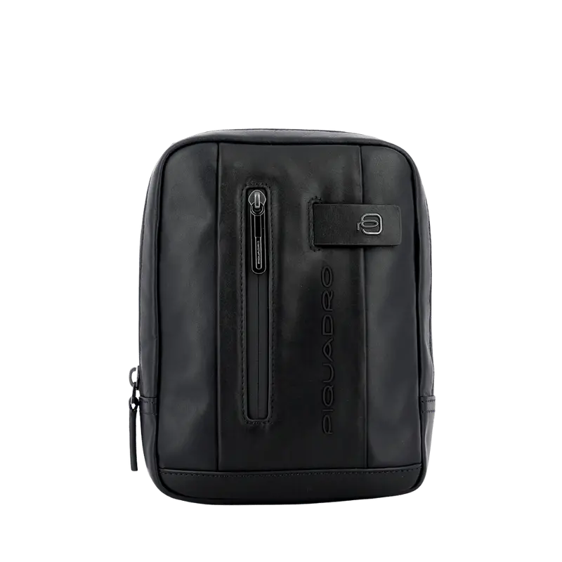 Borsello Piquadro "Urban" in Pelle Nero