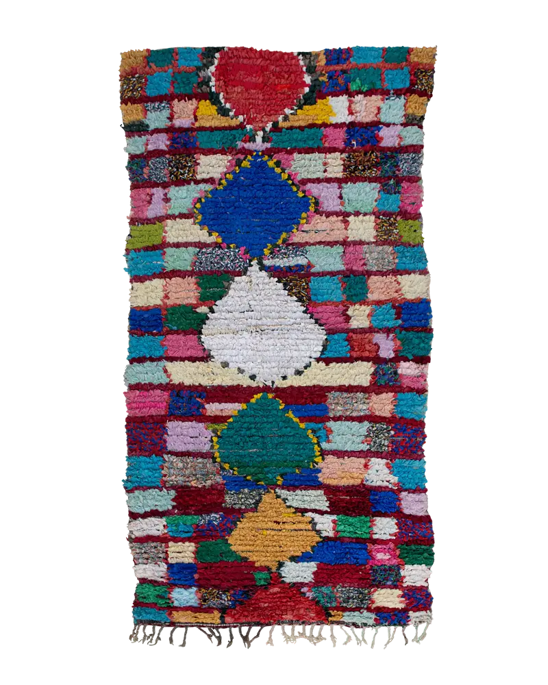 Boucherouite vintage 210 x 100 cm