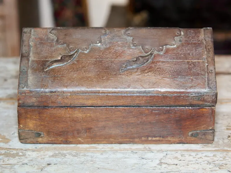box india in legno e metallo cod.BOX61