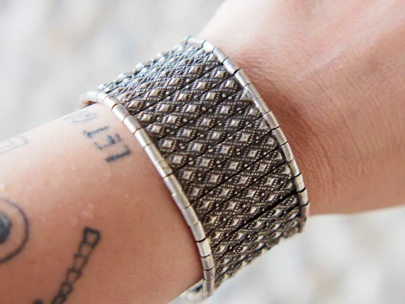 bracciale argento inciso    cod.BRACC46