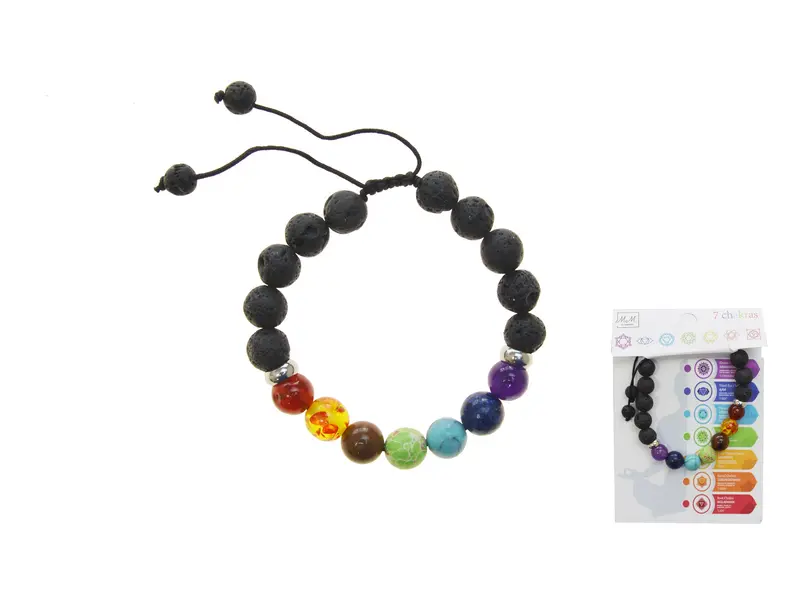 BRACCIALE CON CORDA PER ATTIVIT IN PIETRA NATURALE DEI SETT