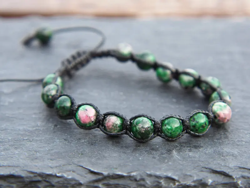 bracciale con lapislazzulo verde    cod.BRAC16