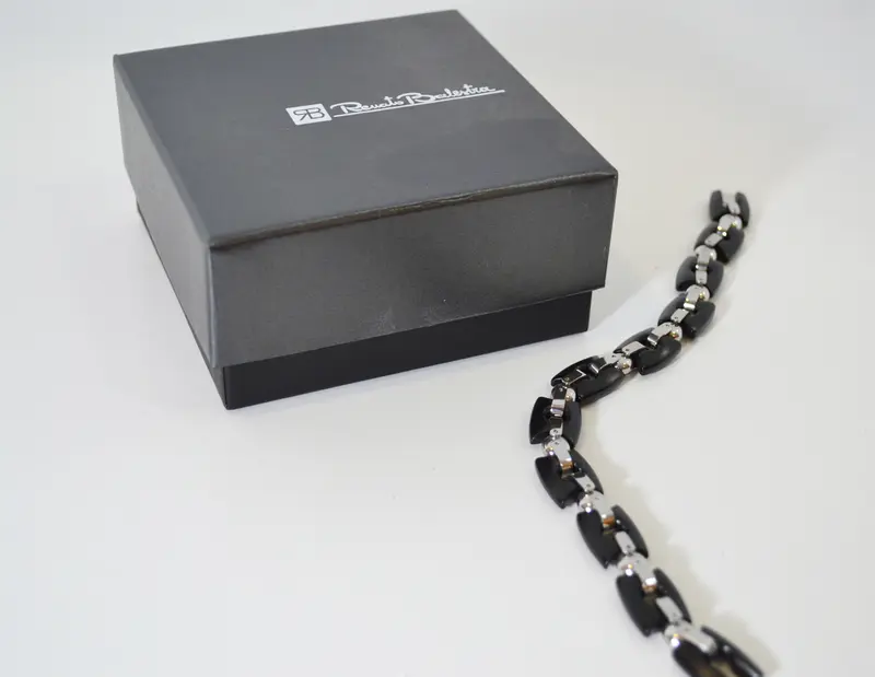 Bracciale con maglie in acciaio Renato Balestra｜L’Egizia regali