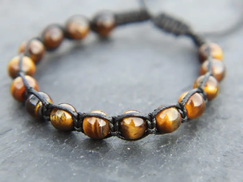 bracciale con occhio di tigre    cod.BRAC10