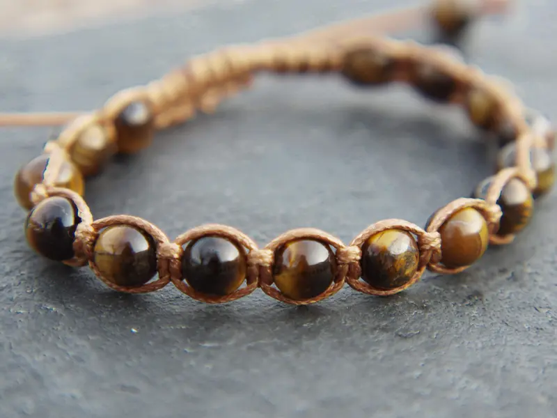 bracciale con occhio di tigre    cod.BRAC7
