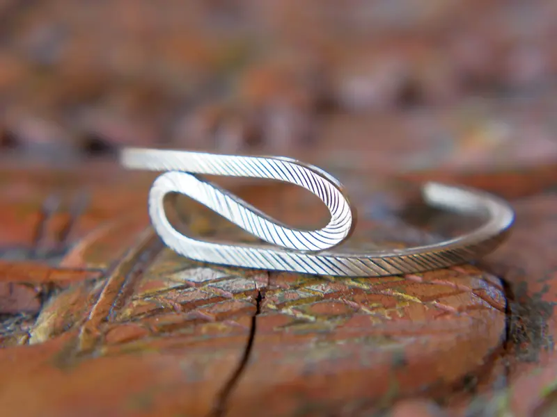 bracciale inciso in argento    cod.BIA40