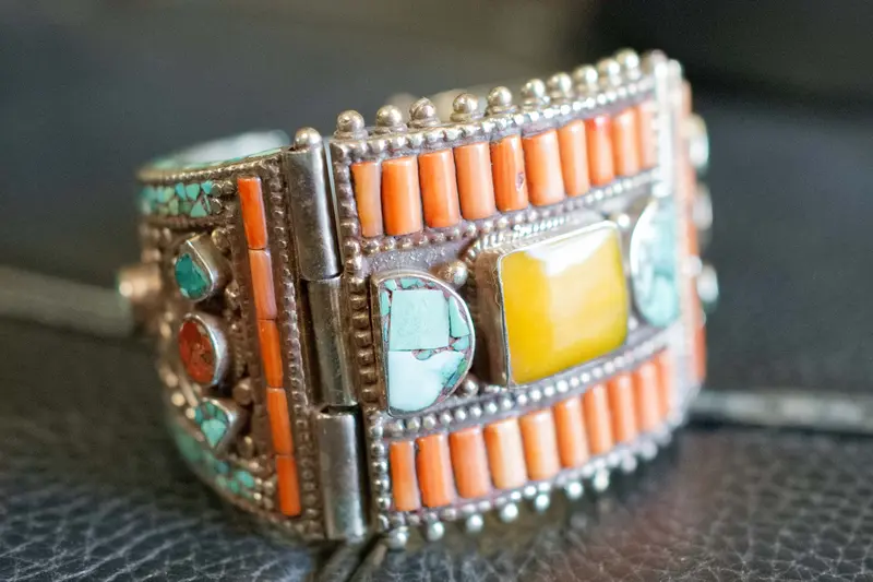bracciale nepal tibet bracciale tibetano ambra