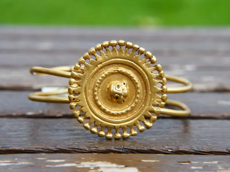 bracciale rigido maya azteca cod.BRAC1