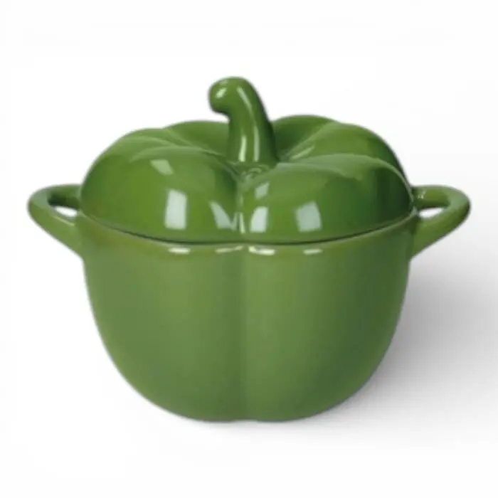 BRANDANI - COCOTTE PEPERONE VERDE STONEWARE