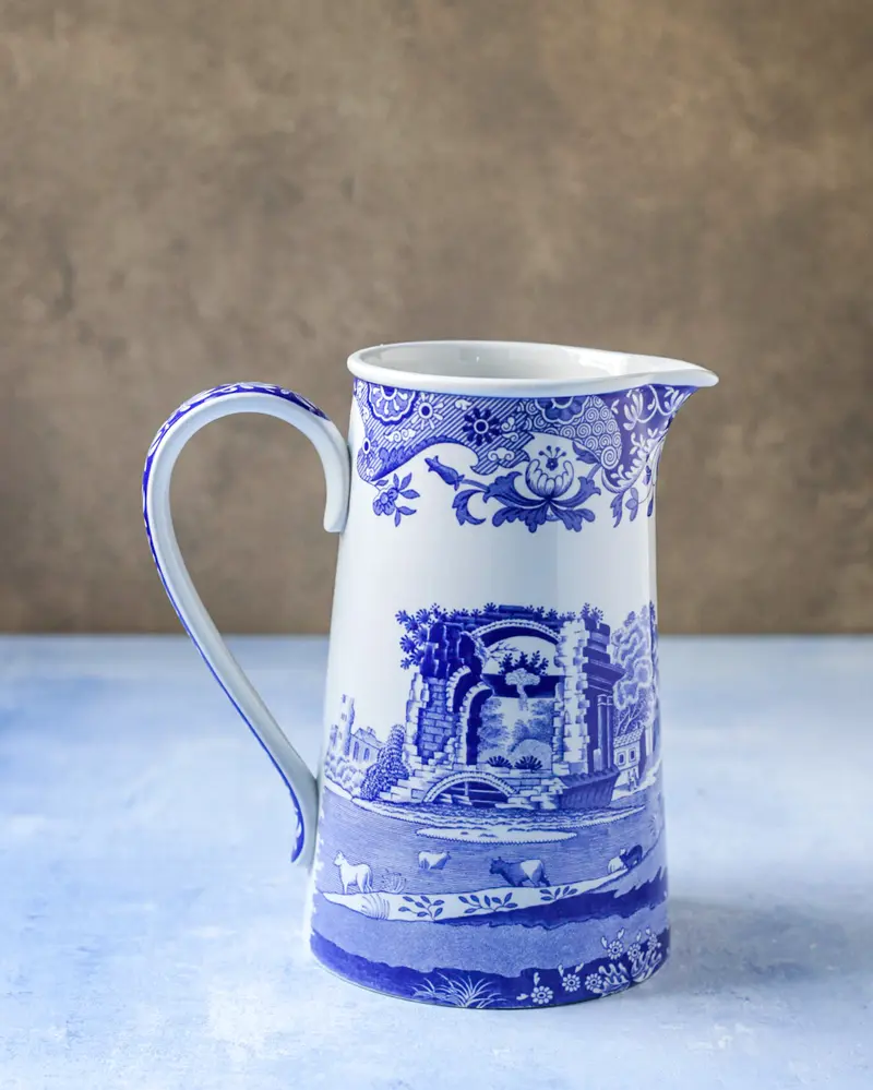 Brocca porcellana Spode decoro italian