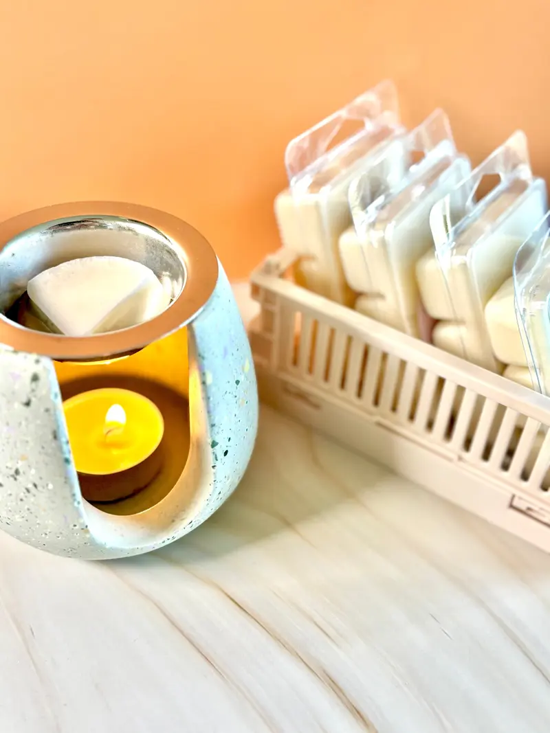 Brucia Essenze Sage – Handmade con piattino in acciaio