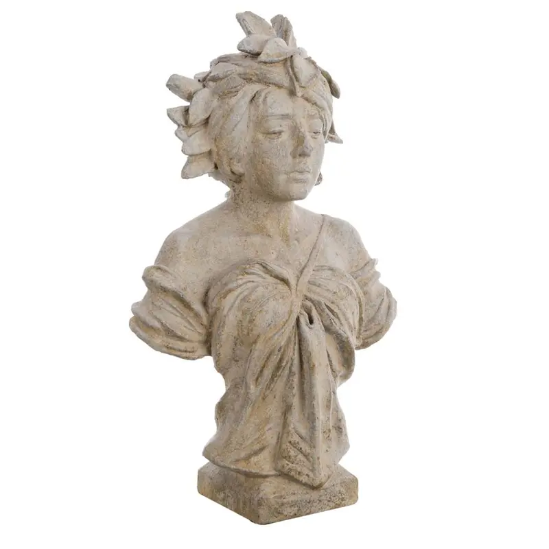 Busto classico con corona di foglie d’acanto