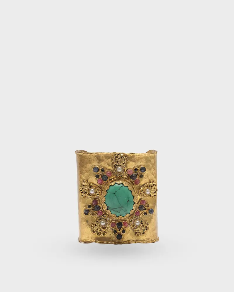Cabana Blue Stone Cuff