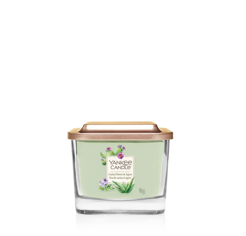 CACTUS FLOWER & AGAVE -Yankee Candle- Candela Piccola -ELEVATION