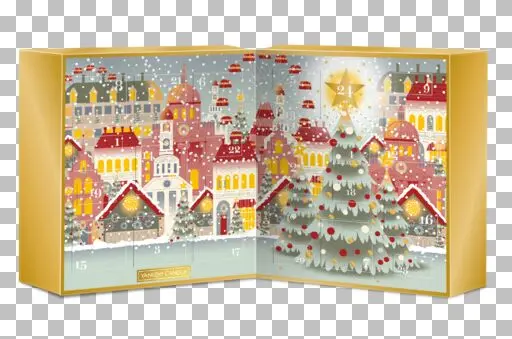 CALENDARIO DELL'AVVENTO A LIBRO - Yankee Candle - Confezione Regalo PASSPORT TO THE HOLIDAYS