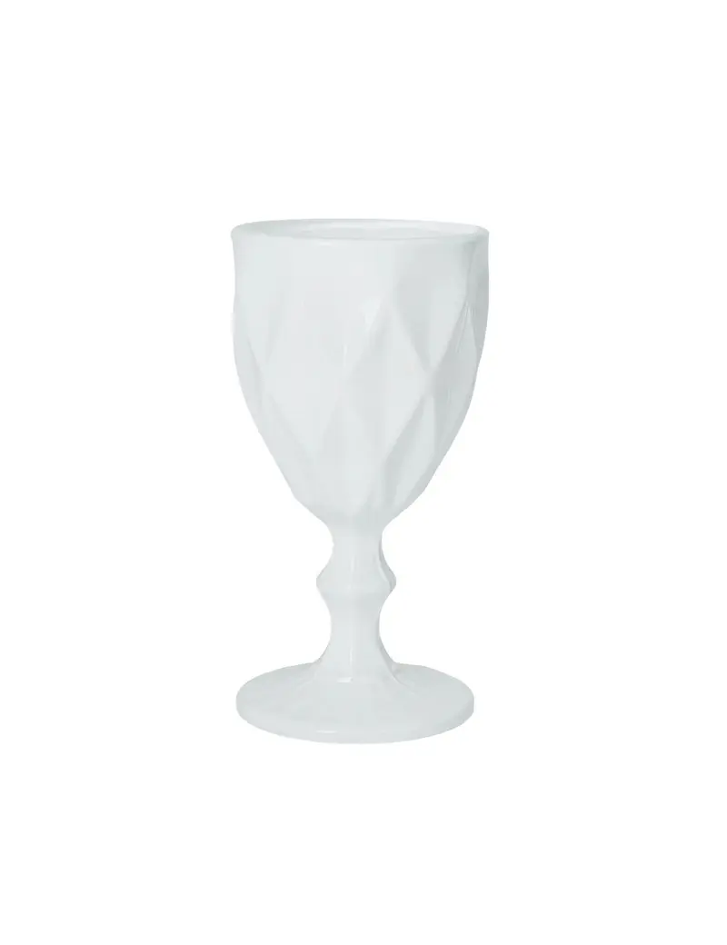 CALICE DIAMANTE BIANCO SET 6PZ VETRO