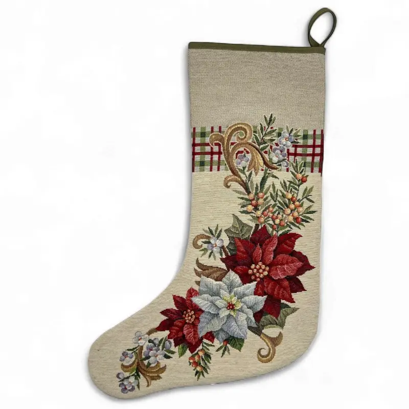 Calza natalizia STELLA DI NATALE, 43x29cm