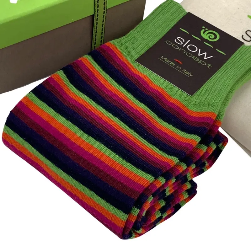 Calze Uomo gambaletto in cotone Multicolor Cod. 678