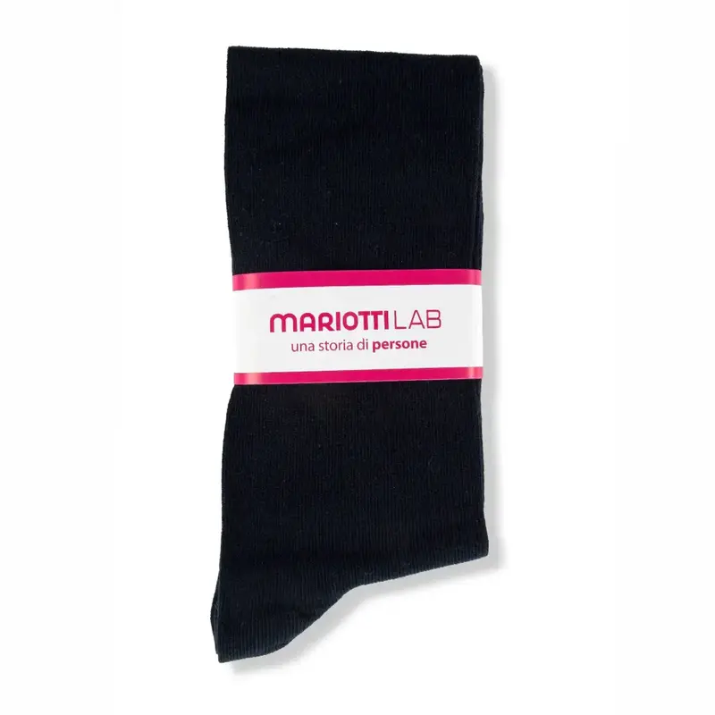 CALZINO LUNGO IN TINTA UNITA IN CALDO COTONE | MARIOTTILAB