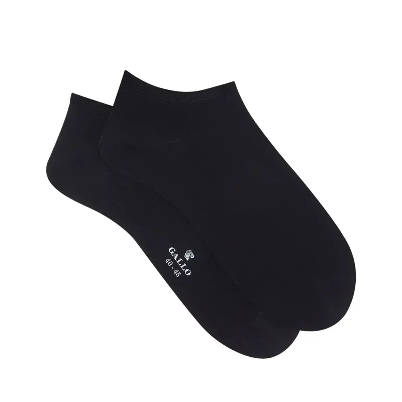 Calzino uomo a fanstamino basic in cotone leggero