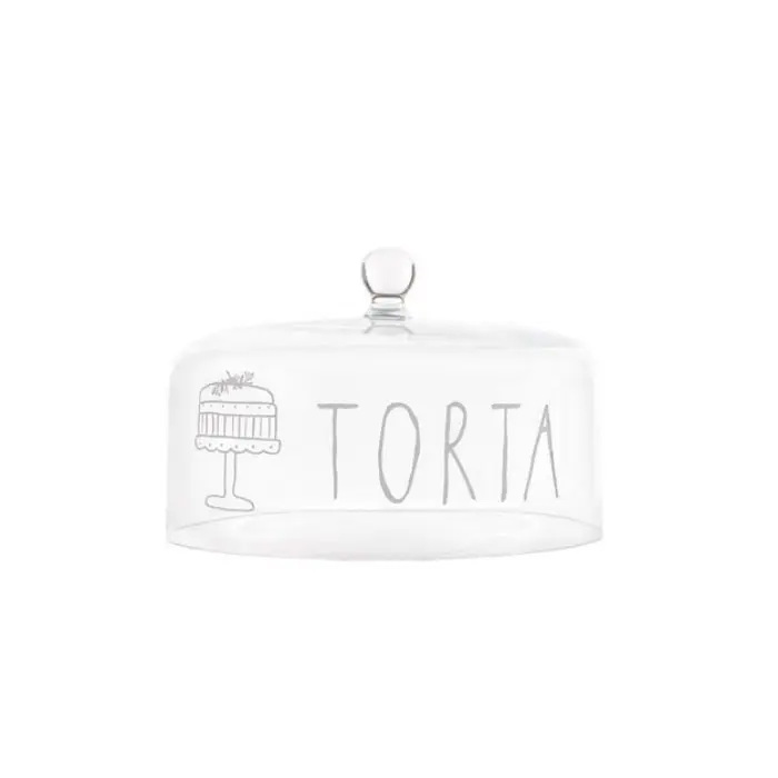 Campana in vetro Torta