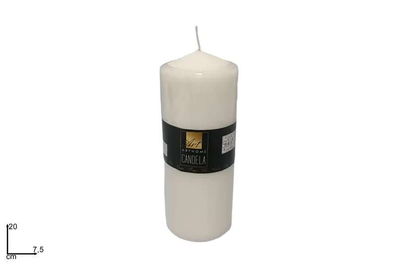 CANDELA 20X7.5CM BIANCO