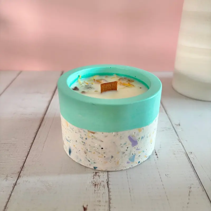 Candela Bicolor Aqua Terrazzo - Aqualume