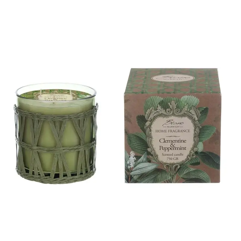 Candela Collezione Selva Barocca in cera di soia 12 x 12 x 12