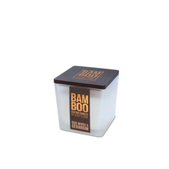 Candela Oud Wood E Geranium 90gr