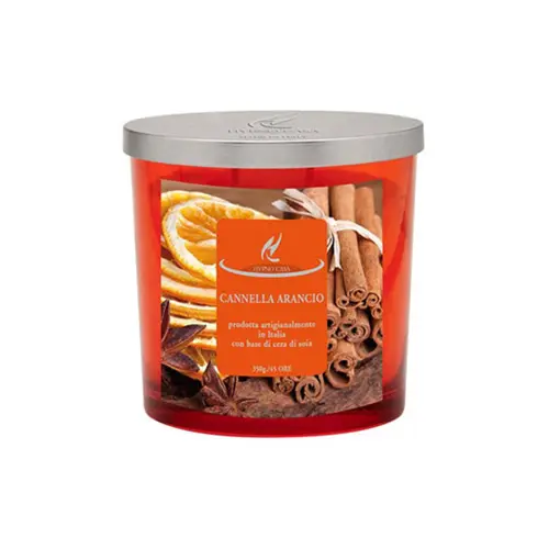 Candela profumata Cannella e Arancio