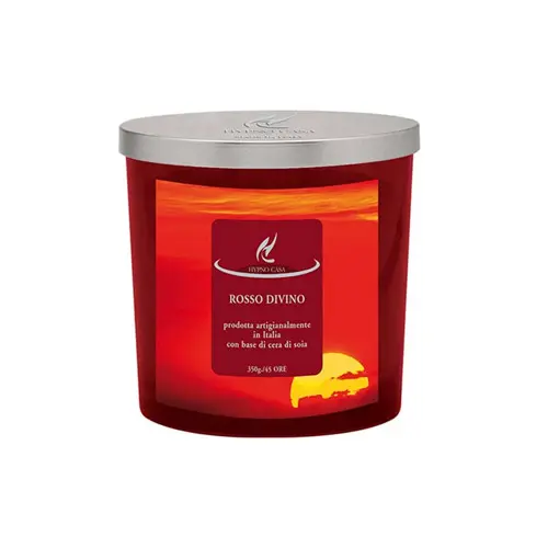 Candela profumata Rosso Divino