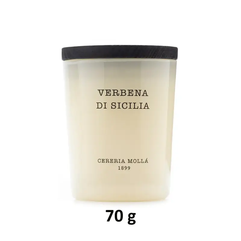 Candela Verbena di Sicilia in cera vegetale di soia | Cereria Molla 1899