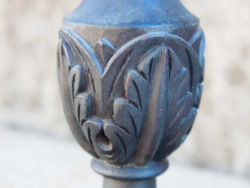 Candelabro in legno dipinto cod.CAND10
