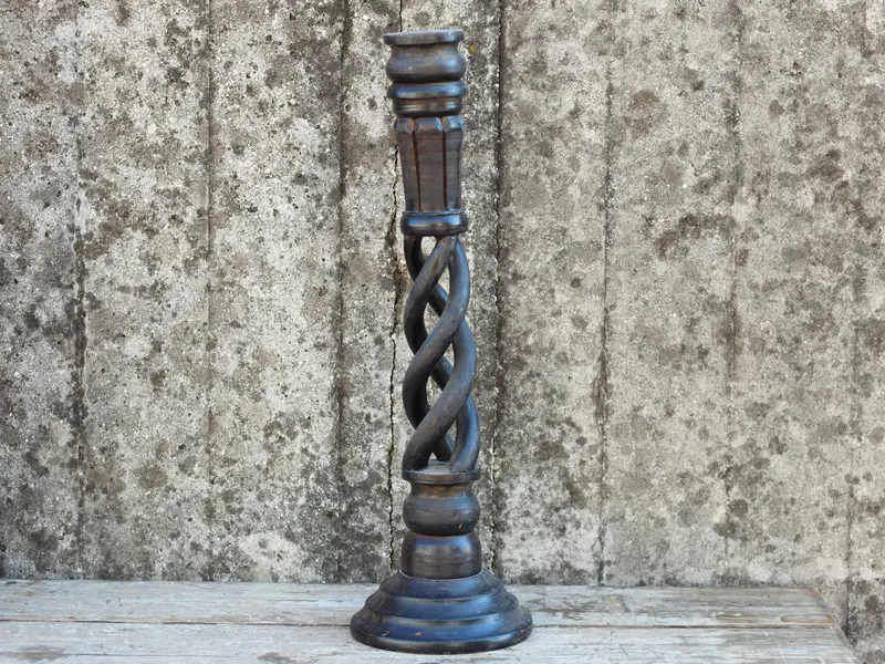 Candelabro in legno dipinto cod.CAND12
