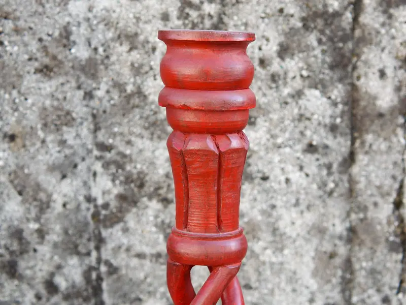 Candelabro in legno dipinto cod.CAND14