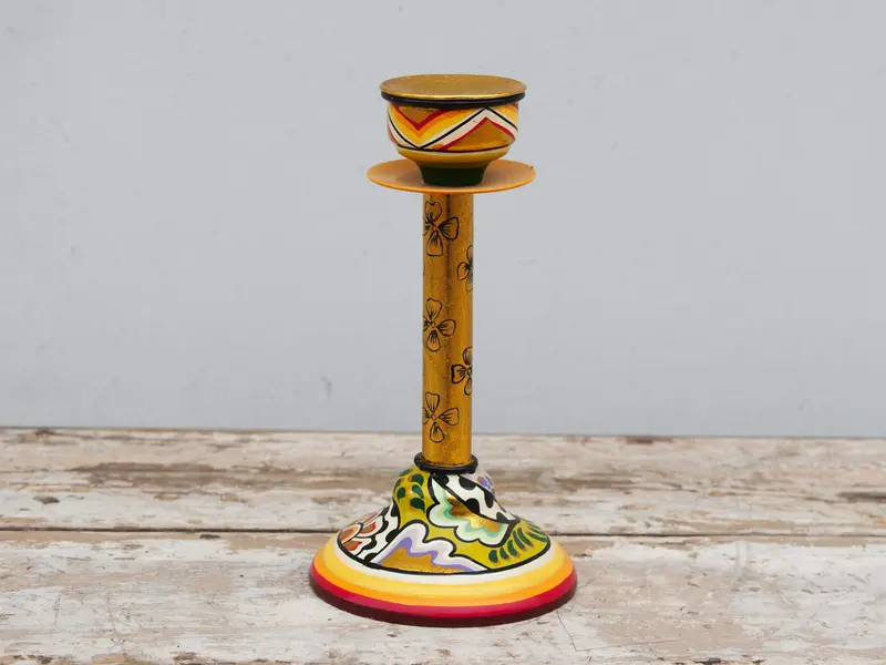 Candelabro in legno dipinto cod.CAND2