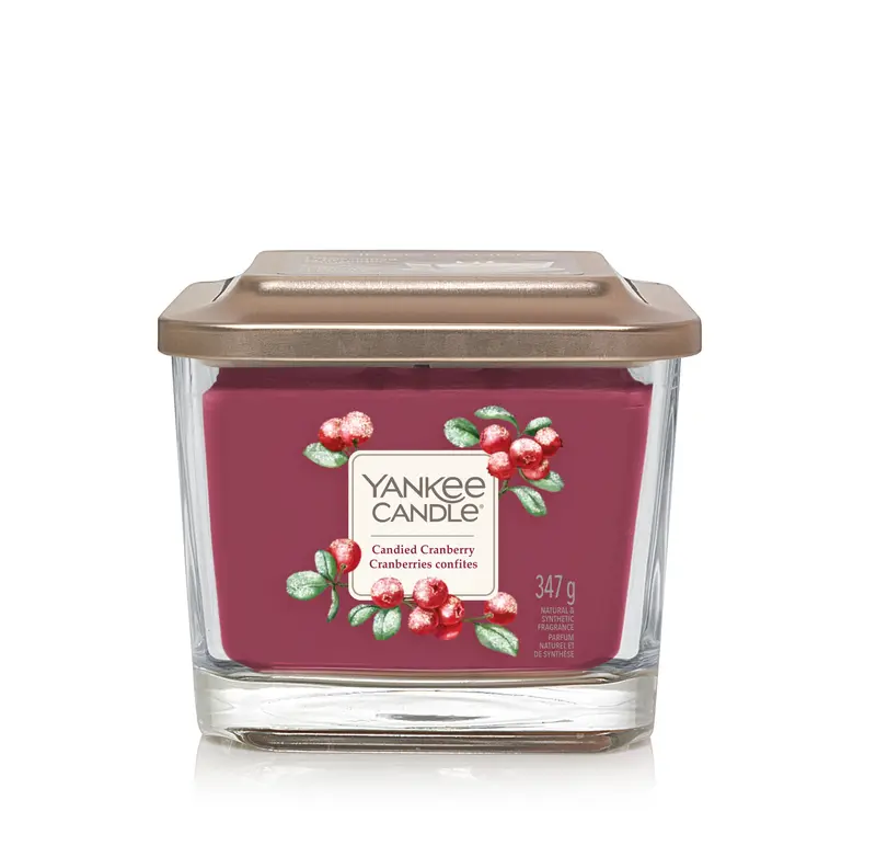 CANDIED CRANBERRY -Yankee Candle- Candela Media - ELEVATION