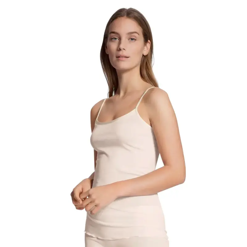 Canotta donna s apallino sottile in Lana e Seta True Confidence