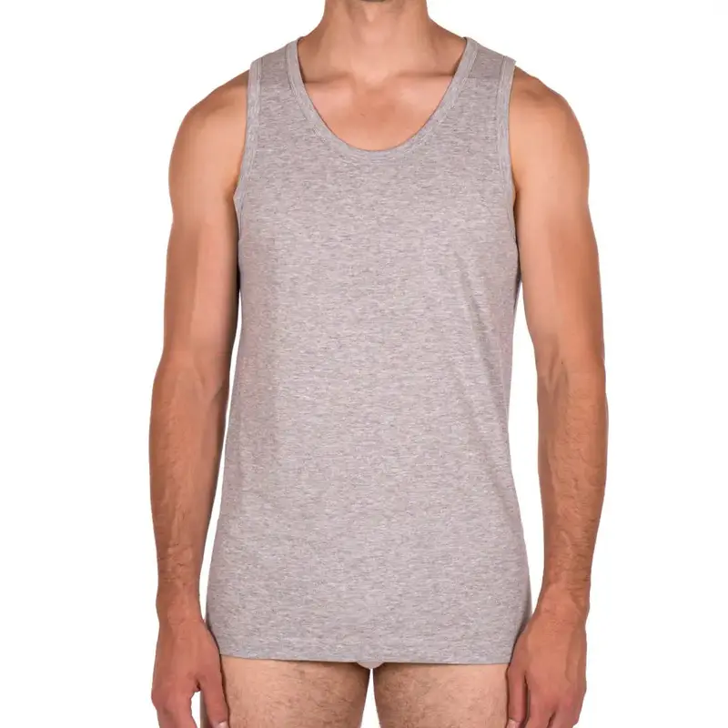 Canottiera uomo a spalla larga in 100% Cotone Natu