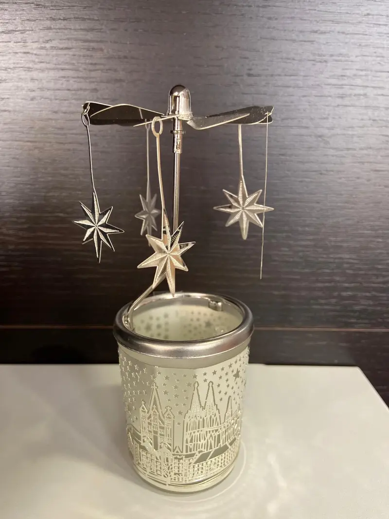 CARILLON STELLE -Alpidee- Porta Tea Light