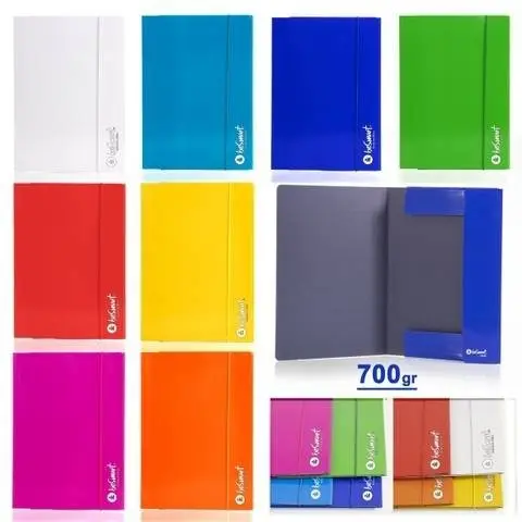 CART. CON ELASTICO PACCO ASS 8 COL 700GR BE SMART (8 COLORI