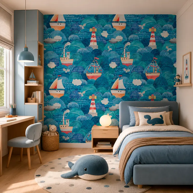 Carta da Parati "Ocean Tales"