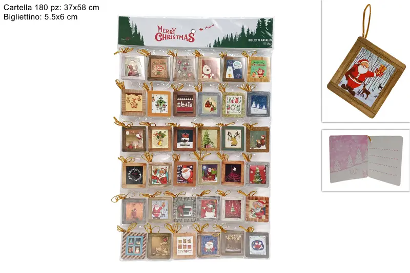 CARTELLA MINI CARD 180 PZ ART.BB-206     (JD006)