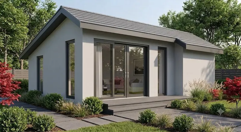 CASA PREFABBRICATA RESIDENZIALE VACANZE KIT Mq 46 BGT-8562314-32659-2026