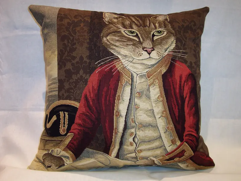 CAT PILLOW TAPESTRY