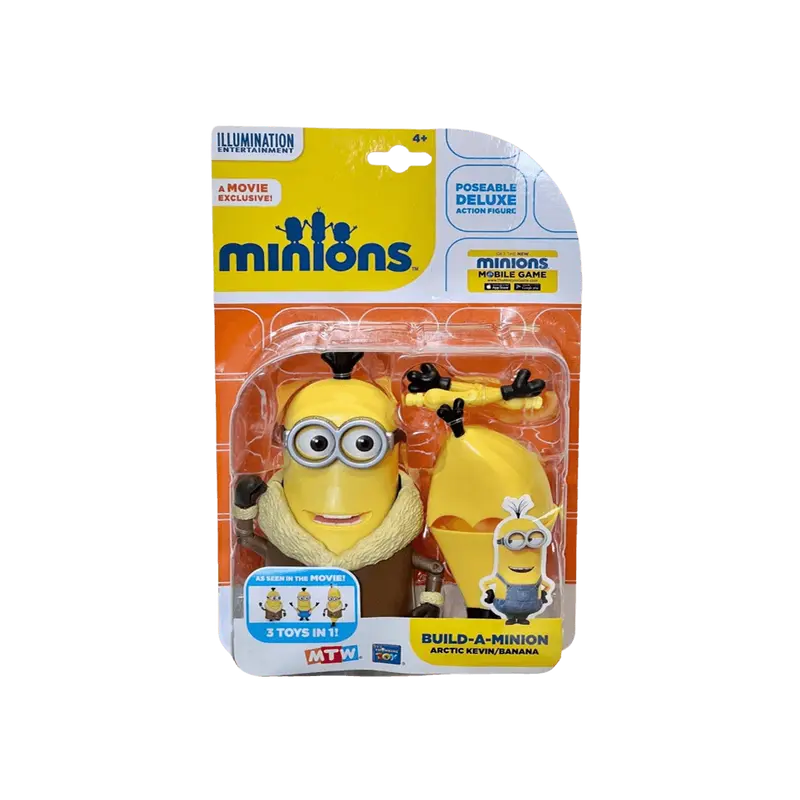 Cattivissimo Me Minions Action Figure Kevin Artic Banana