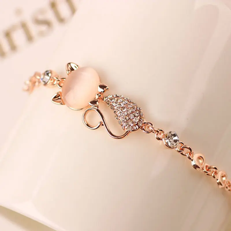 "Catty" - bracciale romantico per chi ama i gatti - IN ESCLUSIVA