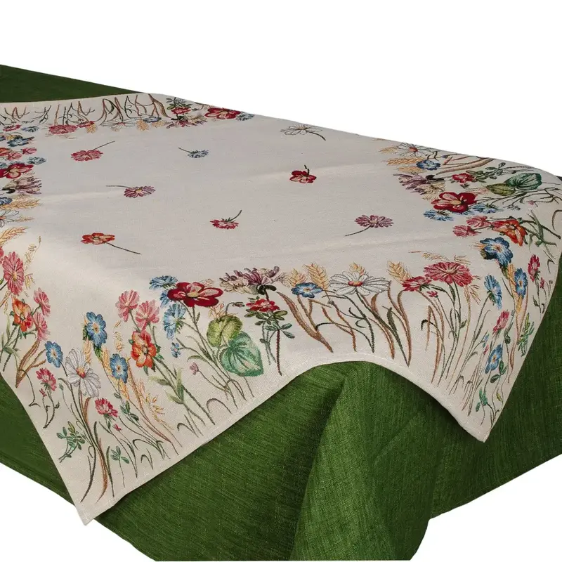 Centrotavola in gobelin 100x100 cm Camomilla