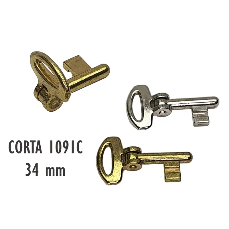 CHIAVE PIEGHEVOLE SNODATA X SERRATURE A GANCIO X PORTE SCORREVOLI BONAITI CF8 PATENT CORTA 1091C