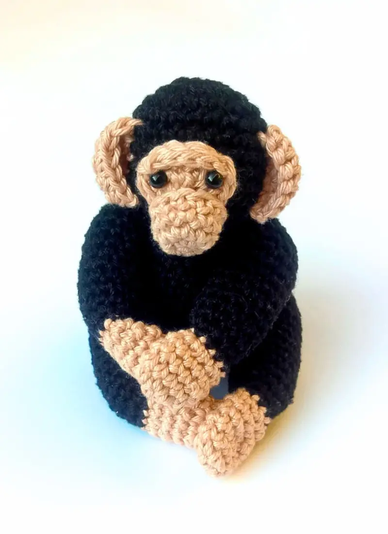 Chimpanzee monkey stuffed animal plush toy